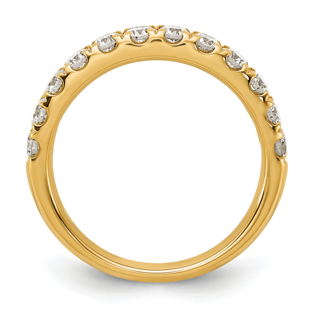 14k 7/8 carat Lab Grown Diamond VS+ F+ Complete Wedding Band