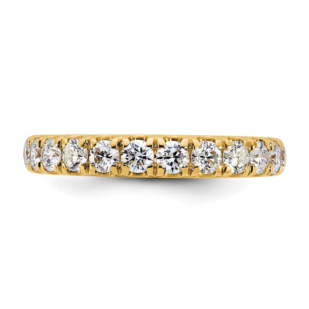 14k 7/8 carat Lab Grown Diamond VS+ F+ Complete Wedding Band