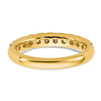 14k 7/8 carat Lab Grown Diamond VS+ F+ Complete Wedding Band