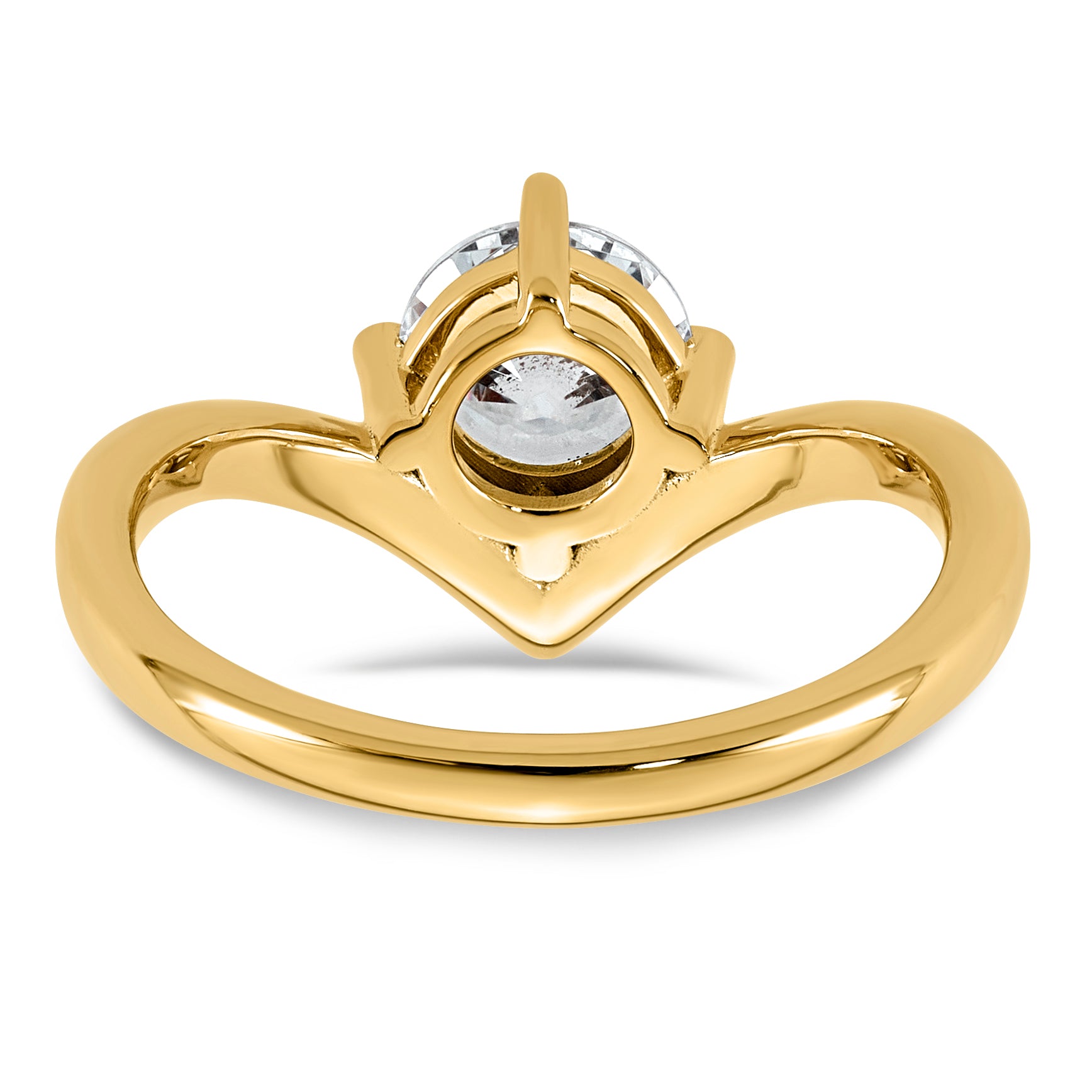 14ky Round Certified Lab Grown VS/SI+ G+ Complete Diamond Ring