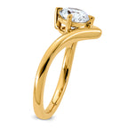14ky Round Certified Lab Grown VS/SI+ G+ Complete Diamond Ring