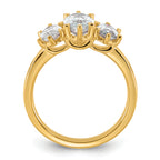 14ky Marquise Certified Lab Grown VS/SI+ G+ Complete Diamond Ring