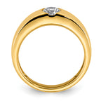 14ky Lab Grown VS/SI+ G+ Complete Diamond Ring