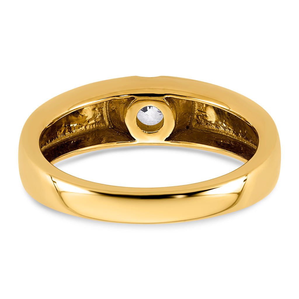 14ky Lab Grown VS/SI+ G+ Complete Diamond Ring