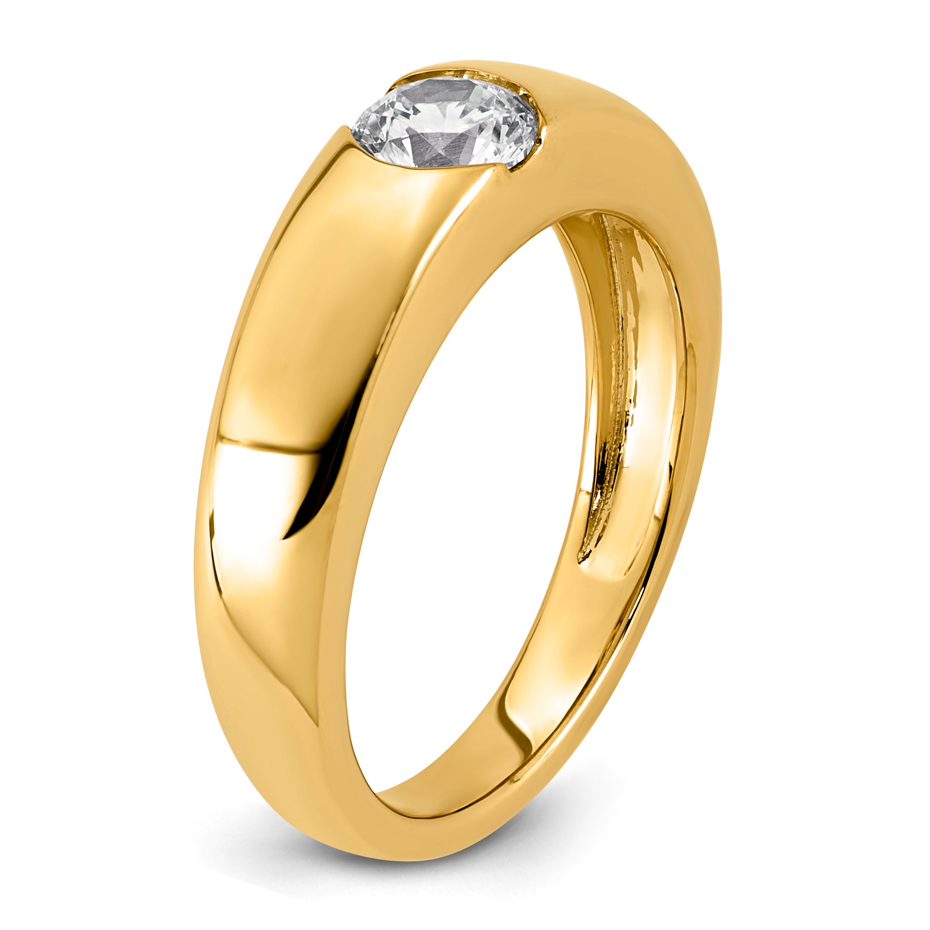 14ky Lab Grown VS/SI+ G+ Complete Diamond Ring