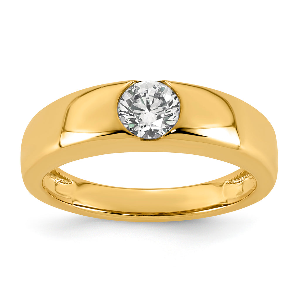 14ky Lab Grown VS/SI+ G+ Complete Diamond Ring