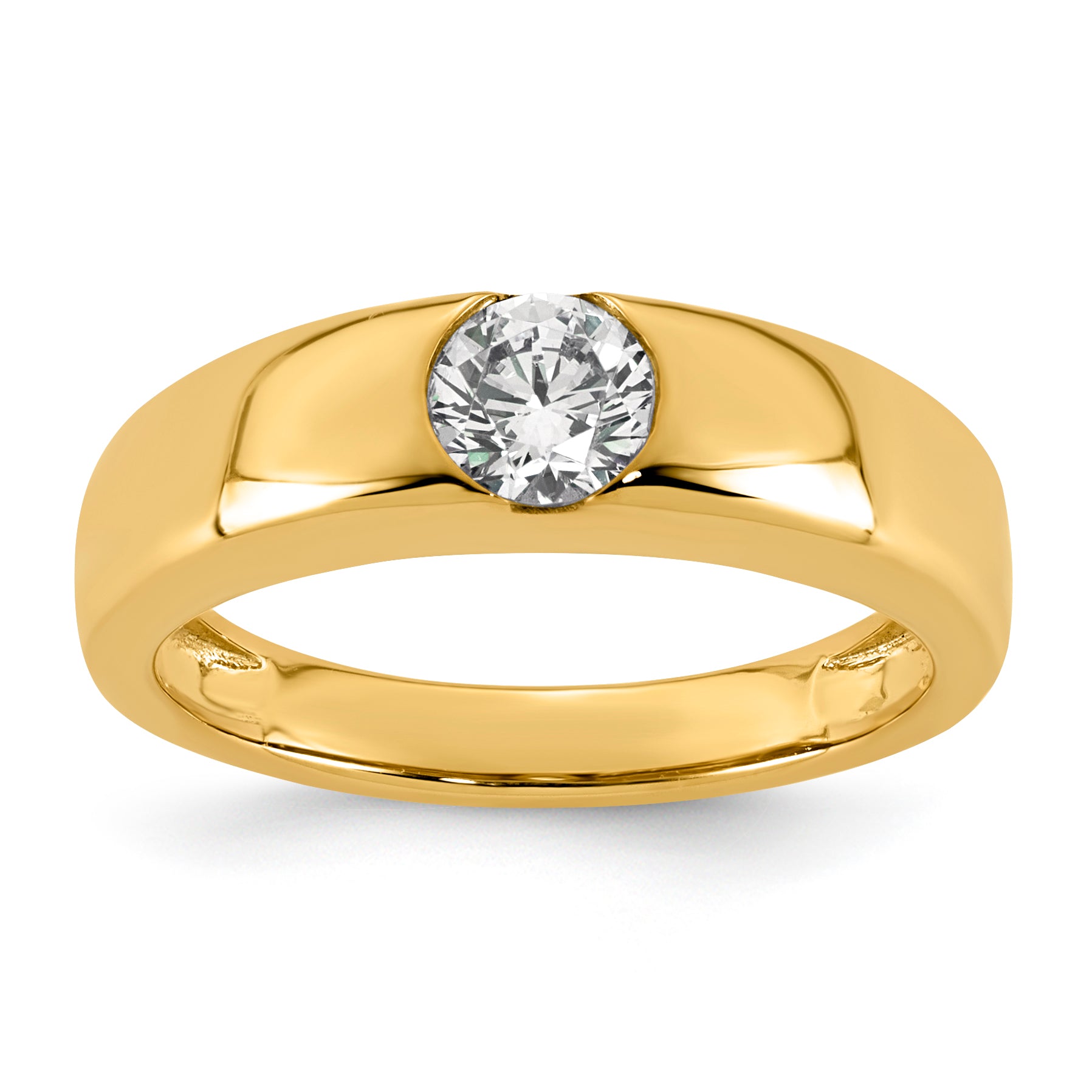 14ky Lab Grown VS/SI+ G+ Complete Diamond Ring