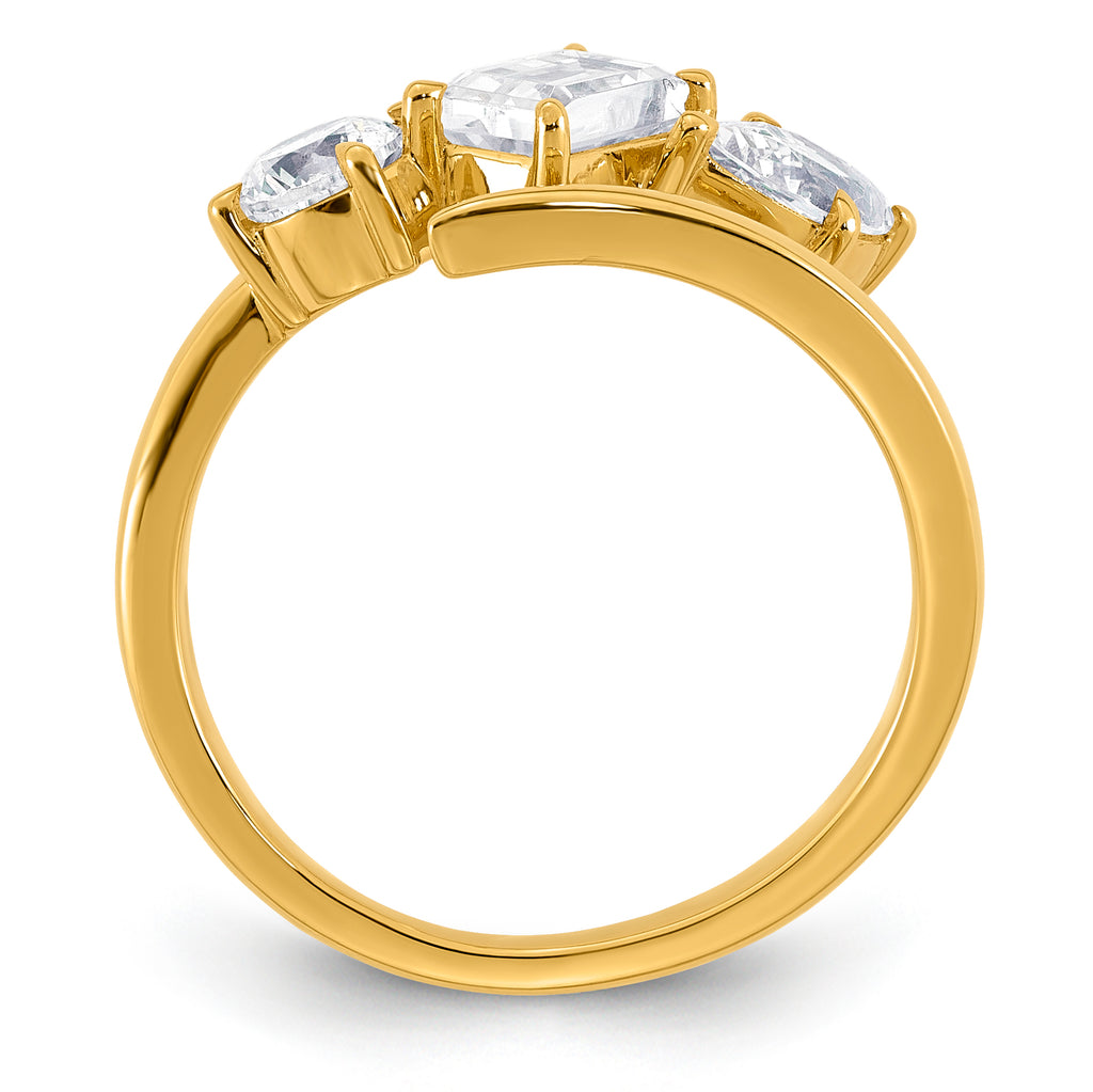 14ky Lab Grown VS/SI+ G+ Complete Diamond Ring