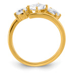 14ky Lab Grown VS/SI+ G+ Complete Diamond Ring