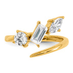 14ky Lab Grown VS/SI+ G+ Complete Diamond Ring