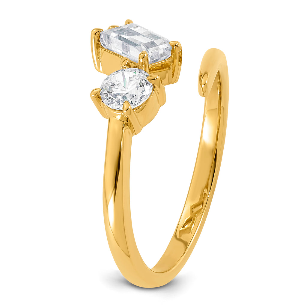 14ky Lab Grown VS/SI+ G+ Complete Diamond Ring