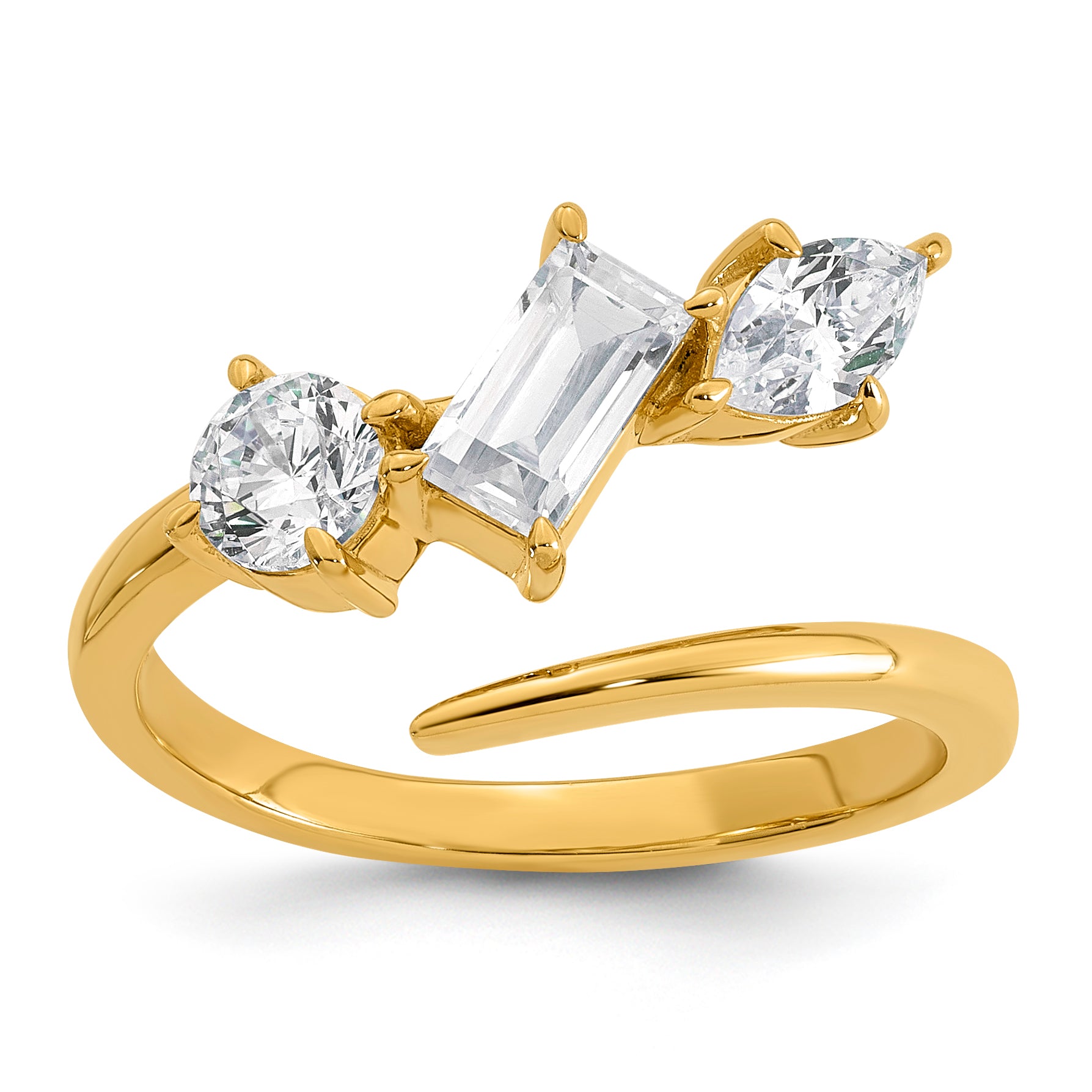 14ky Lab Grown VS/SI+ G+ Complete Diamond Ring