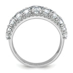 14k 3 3/4 carat Lab Grown Diamond VS+ F+ Complete Fashing Ring