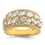 Lab-Grown Diamond Ring in 14K Yellow Gold (3 1/4 ct. tw., VS/SI+ G+), Size 7 - Sophia Jewelers