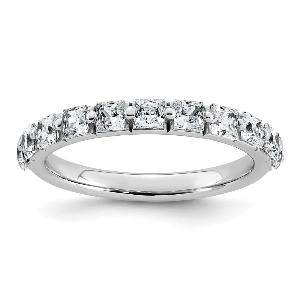 14k White Gold 1 carat Lab Grown Diamond VS+ F+ Complete Wedding Band