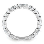 14k White Gold 1 1/5 carat Lab Grown Diamond VS+ F+ Complete Wedding Band