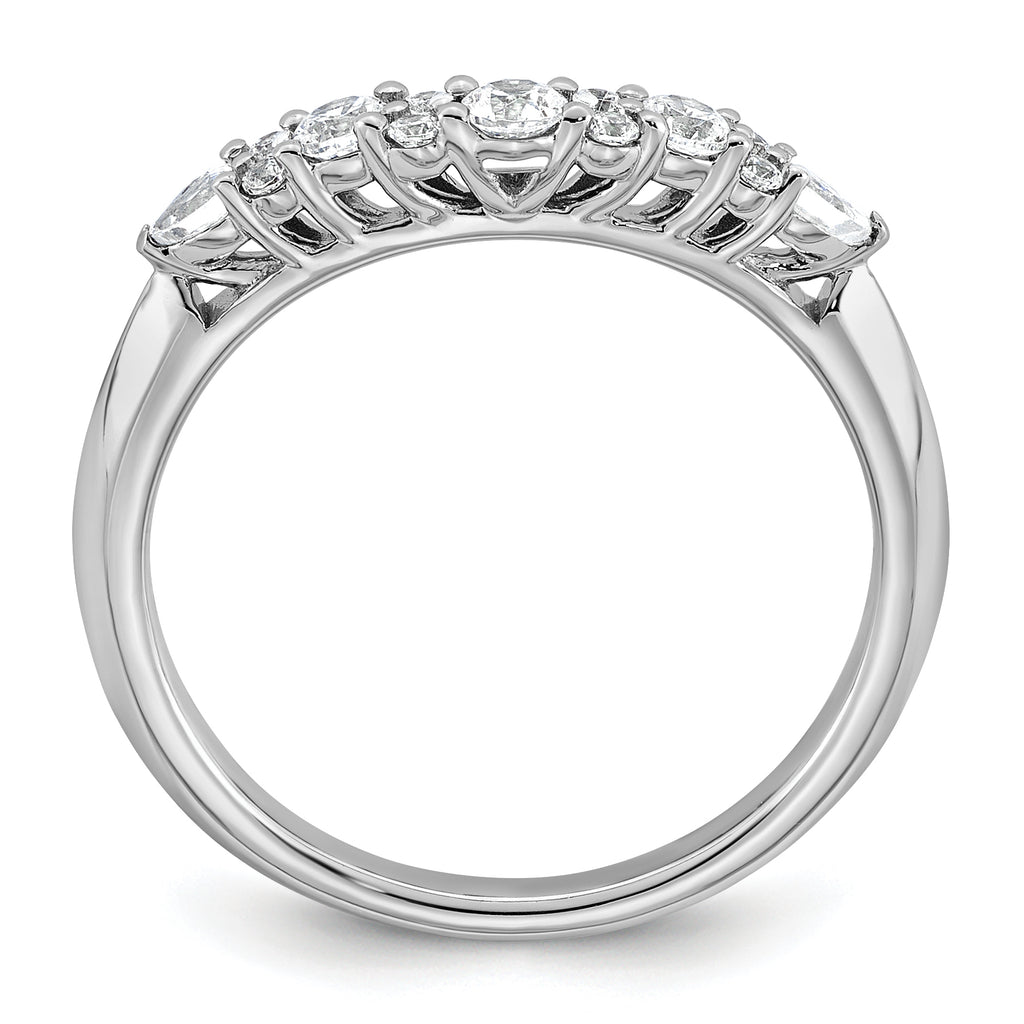 14k White Gold 1/3 carat Lab Grown Diamond VS+ F+ Complete Wedding Band
