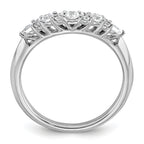 14k White Gold 1/3 carat Lab Grown Diamond VS+ F+ Complete Wedding Band