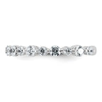 14k White Gold 7/8 carat Lab Grown Diamond VS+ F+ Complete Wedding Band