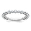 14k White Gold 7/8 carat Lab Grown Diamond VS+ F+ Complete Wedding Band