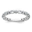 14k White Gold 1 5/8 carat Lab Grown Diamond VS+ F+ Complete Wedding Band