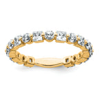 14k 1 5/8 carat Lab Grown Diamond VS+ F+ Complete Wedding Band