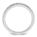 14k White Gold 1/5 carat Lab Grown Diamond VS+ F+ Complete Wedding Band