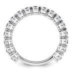 14k White Gold 1 carat Lab Grown Diamond VS+ F+ Complete Wedding Band