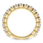 14k 1 carat Lab Grown Diamond VS+ F+ Complete Wedding Band