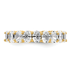 14k 1 3/4 carat Lab Grown Diamond VS+ F+ Complete Five Stone Band