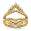 14k 1 carat Lab Grown Diamond VS/SI+ G+ Complete Ring Guard