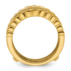 14k 1 1/5 carat Lab Grown Diamond VS+ F+ Complete Ring Guard
