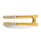 14k 1/2 carat Lab Grown Diamond VS+ F+ Complete Ring Guard