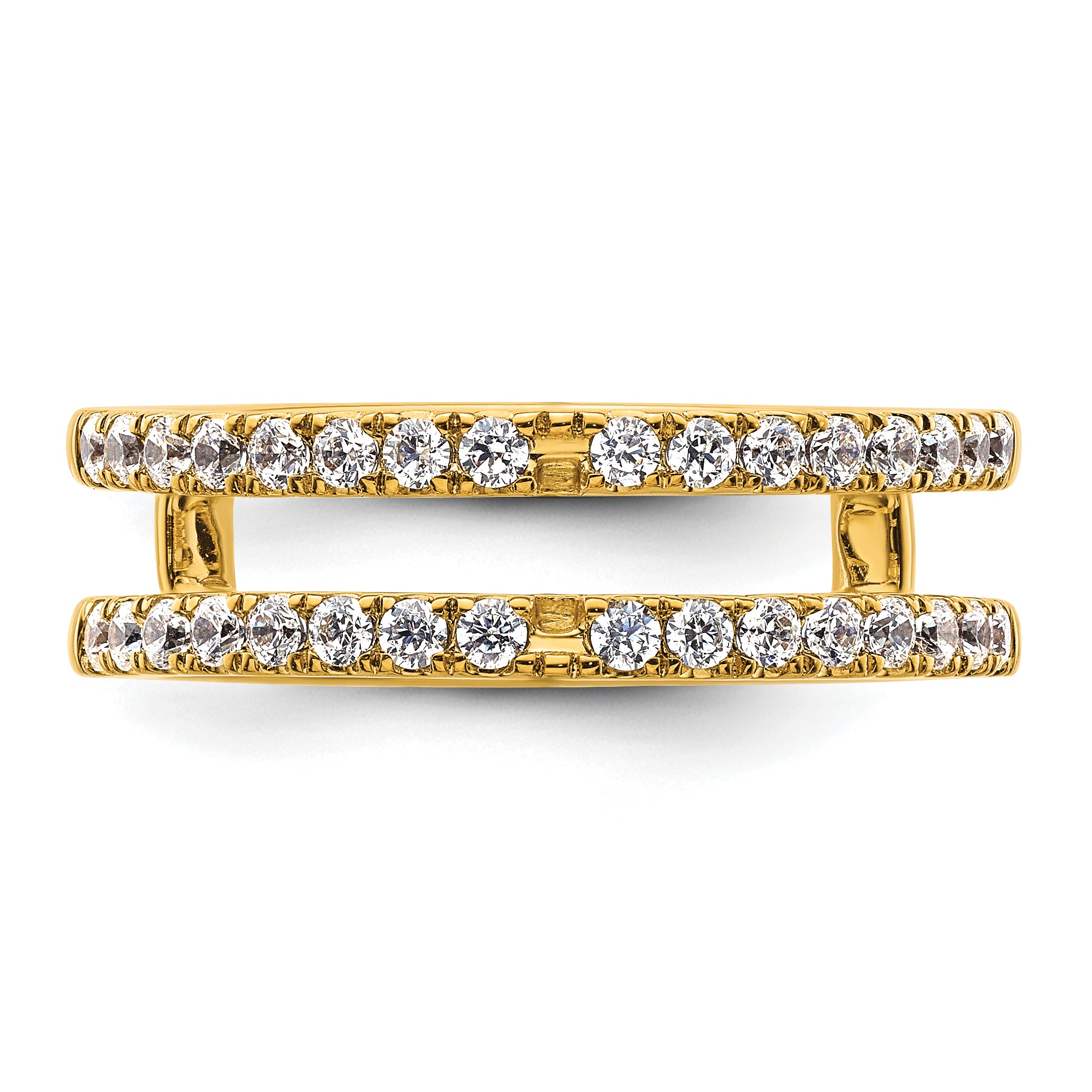 14k 1/2 carat Lab Grown Diamond VS+ F+ Complete Ring Guard
