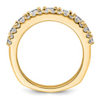 14k 1 5/8 carat Lab Grown Diamond VS+ F+ Complete Fashion Band