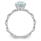 Pear Lab-Grown Diamond Engagement Ring in 14K White Gold (2 1/3 ct. tw.), Size 7 - Sophia Jewelers