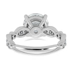 Round Lab-Grown Diamond Engagement Ring in 14K White Gold (3 1/3 ct. tw.), Size 7 - Sophia Jewelers