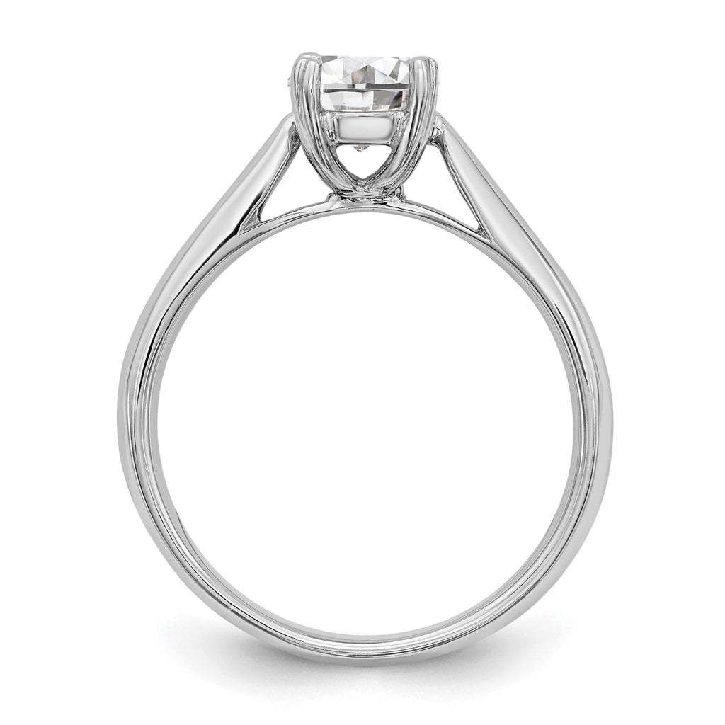 Round Lab-Grown Diamond Solitaire Engagement Ring in 14K White Gold (3/4 ct.), Size 7 - Sophia Jewelers