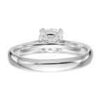 Round Lab-Grown Diamond Solitaire Engagement Ring in 14K White Gold (3/4 ct.), Size 7 - Sophia Jewelers