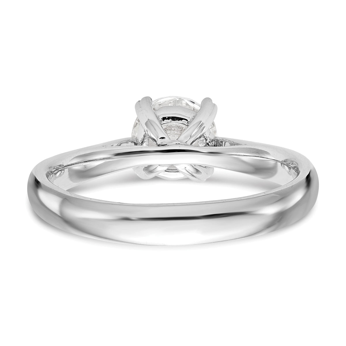 Round Lab-Grown Diamond Solitaire Engagement Ring in 14K White Gold (3/4 ct.), Size 7 - Sophia Jewelers