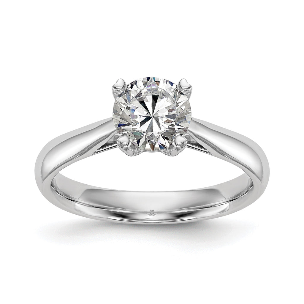 Round Lab-Grown Diamond Solitaire Engagement Ring in 14K White Gold (3/4 ct.), Size 7 - Sophia Jewelers