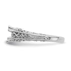 14k White Gold Round Solitaire 5/8 carat Center Vintage Engagement Ring Mounting (No Stones Included)