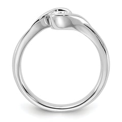 14k White Gold 1/4 carat Lab Grown Diamond VS/SI+ G+ Complete Round Solitaire Engagement Ring