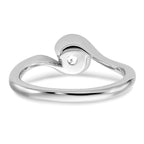 14k White Gold 1/2 carat Lab Grown Diamond VS/SI+ G+ Complete Round Solitaire Engagement Ring