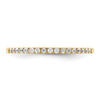 14k 1/6 carat Lab Grown Diamond VS/SI+ G+ Complete Size 9 Wedding Band