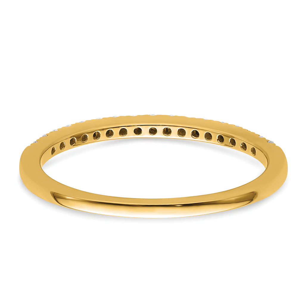 14k 1/6 carat Lab Grown Diamond VS/SI+ G+ Complete Size 9 Wedding Band