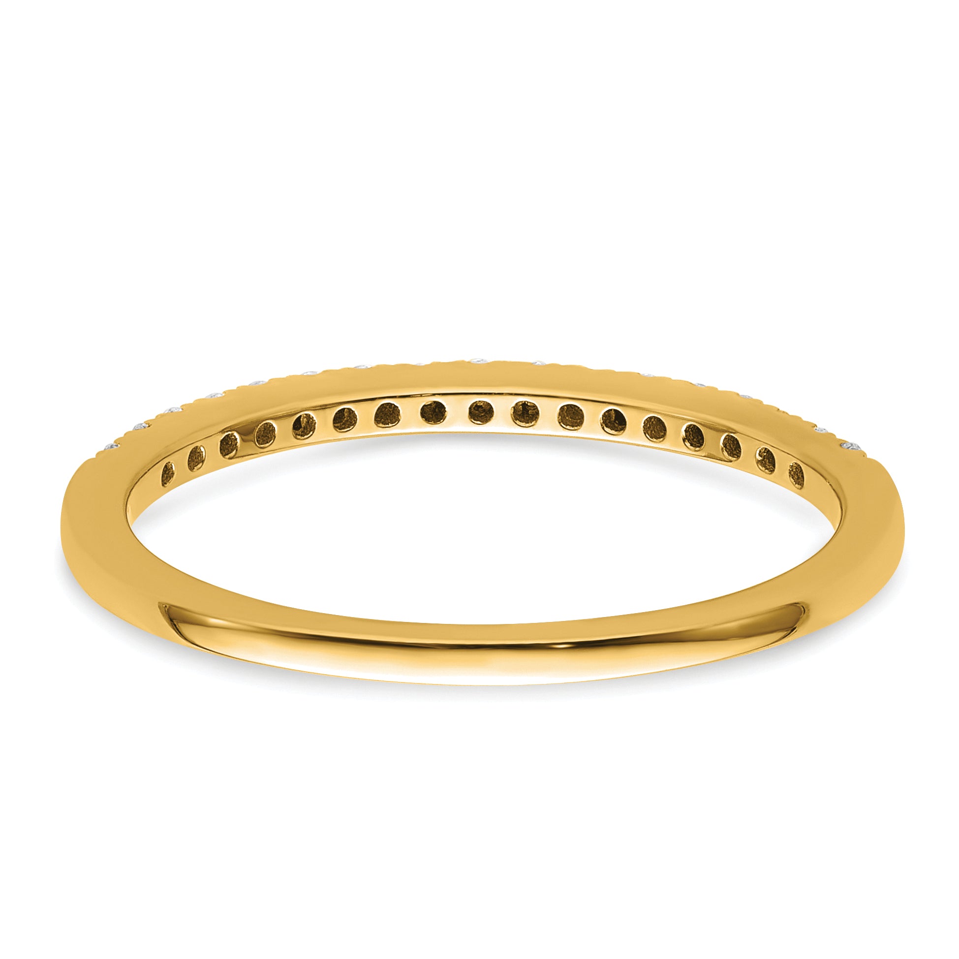 14k 1/6 carat Lab Grown Diamond VS/SI+ G+ Complete Size 9 Wedding Band
