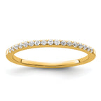 14k 1/6 carat Lab Grown Diamond VS/SI+ G+ Complete Size 9 Wedding Band
