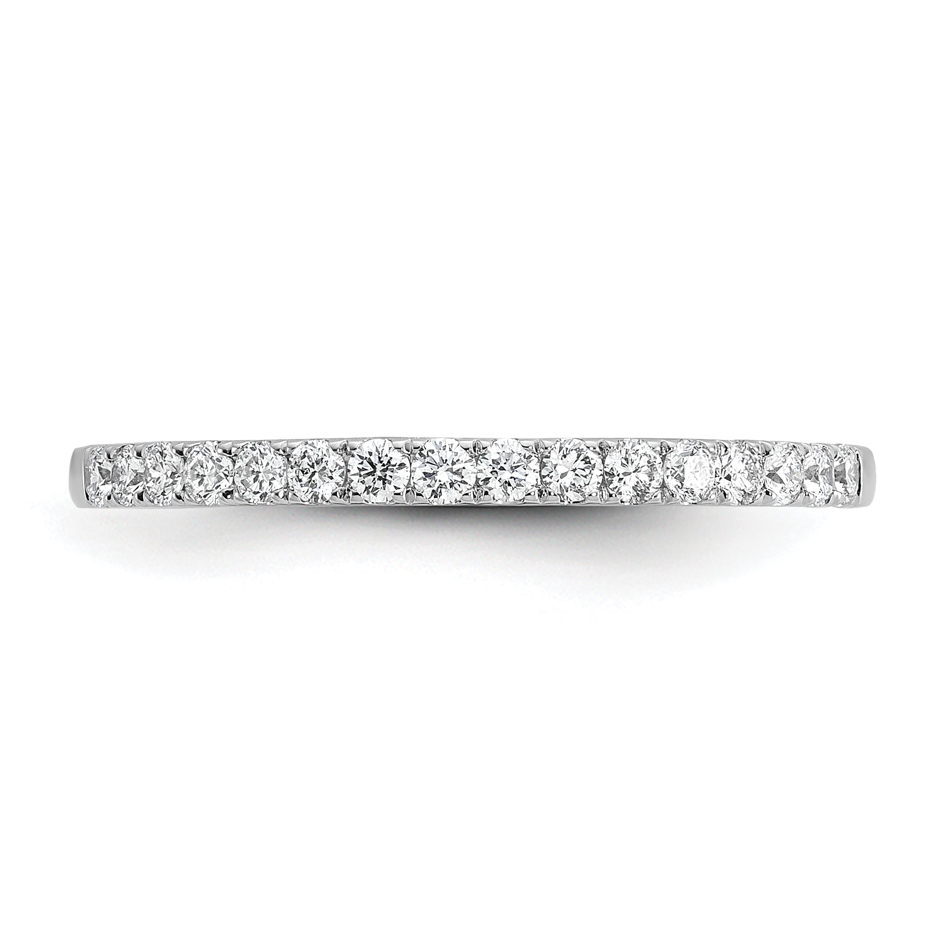 14k White Gold 1/4 carat Lab Grown Diamond VS/SI+ G+ Complete Wedding Band