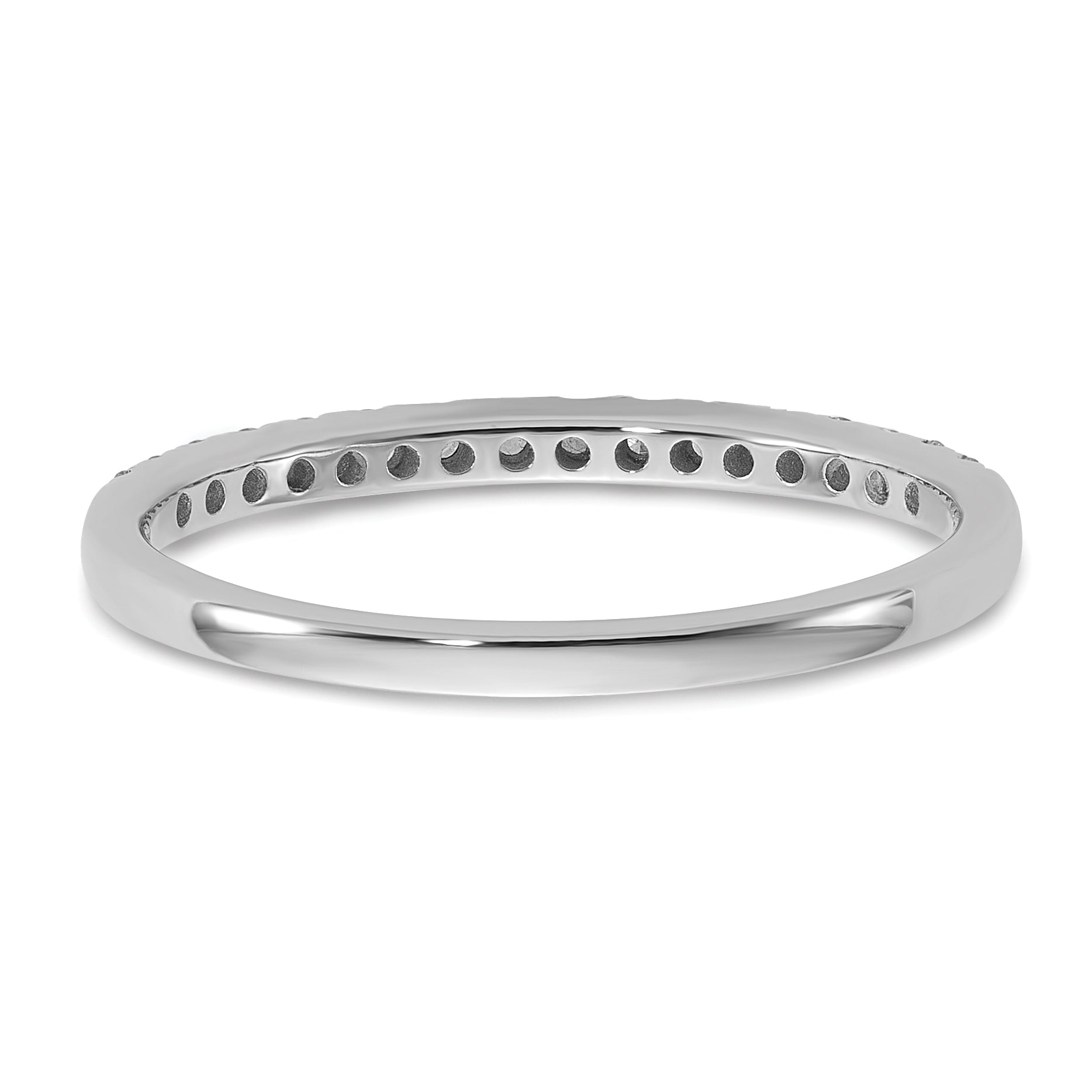 14k White Gold 1/4 carat Lab Grown Diamond VS/SI+ G+ Complete Wedding Band
